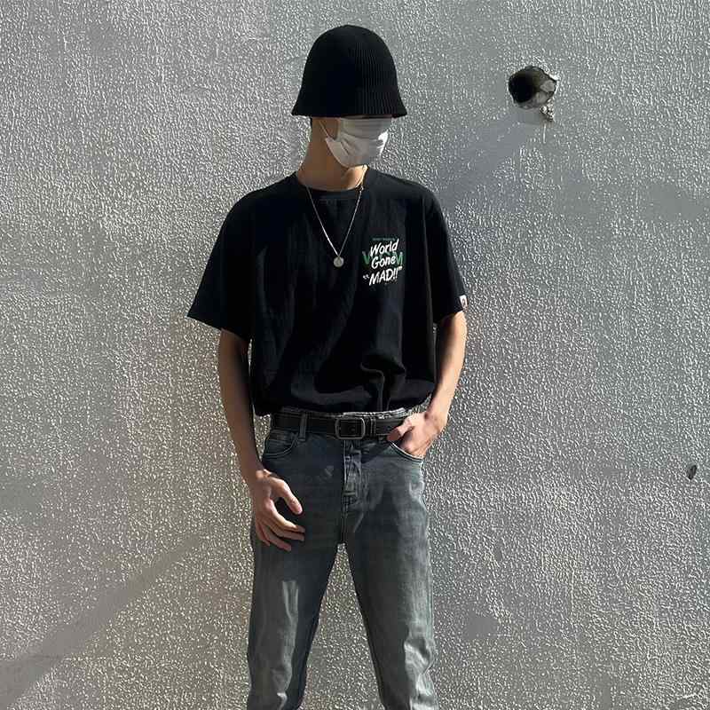 ベルト 男性用 紳士用 PUレザー 合金製 ブラック シンプル スタイリッシュ デニム ジーンズ 幅3.3cm