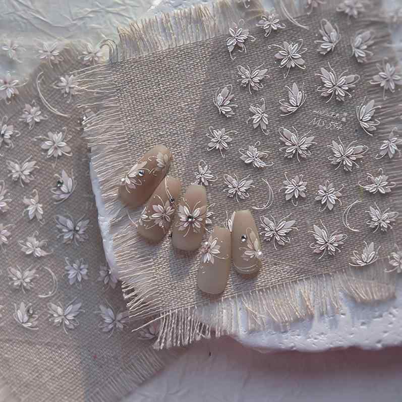 ネイルシール 子供 キッズ DIY 蝶 バタフライ かわいい 極薄 カラフル(4)