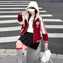 ジャケット キッズ 女の子 春秋 中厚手 フード付き 野球服 ジャンパー ブルゾン 子供服 トップス アウター 120cm 130cm 140cm 150cm ...