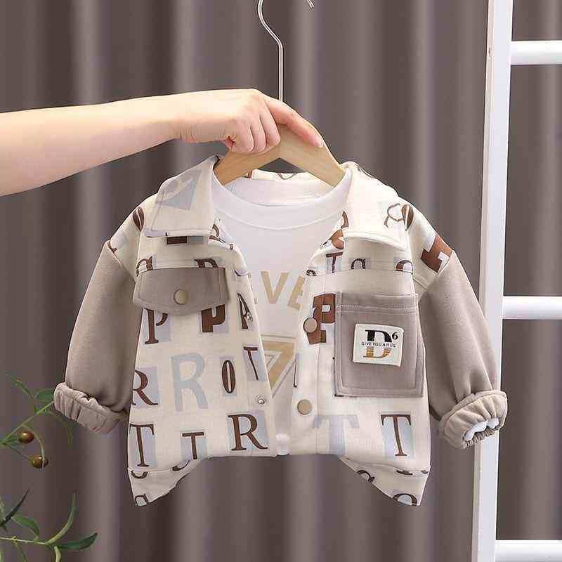 子供服 ジャケット キッズ 男の子 春秋 長袖 アウター ベビー 幼児 子供 男児 春 秋 ジャンパー トップス 上着 スポーツ 普段使い カーキ グリーン 80cm 90cm 100cm 110cm 120cm 綿