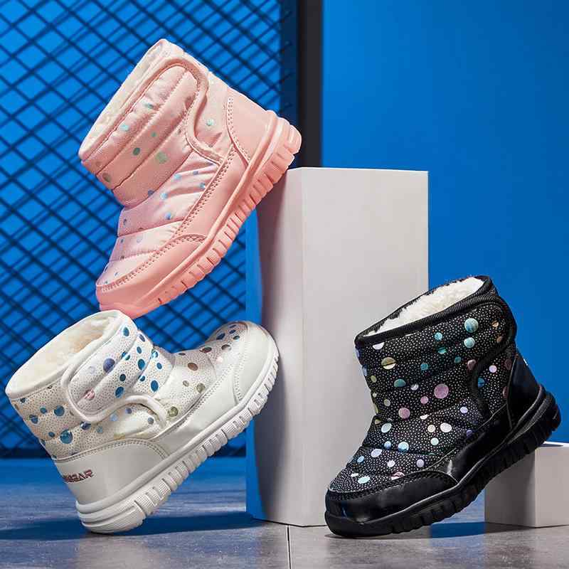 スノーブーツ キッズ 子供用 ベビー 防寒ブーツ 裏起毛 男の子 女の子 幼児 小学生 ショートブーツ 13c..