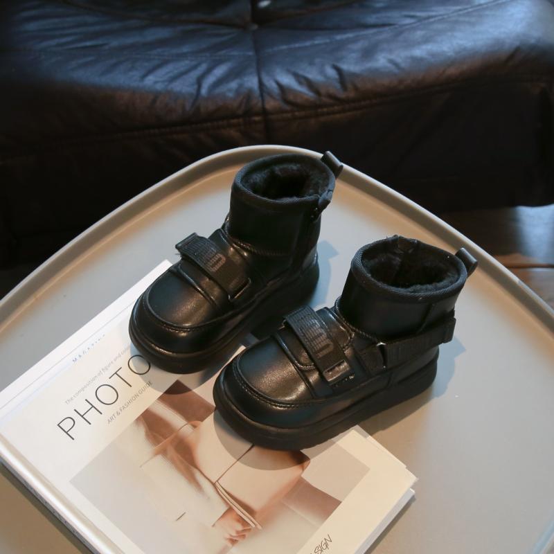 スノーブーツ キッズ 子供用 防水 防寒 コットン 冬用ブーツ 男の子 女の子 カジュアル ショートブーツ..