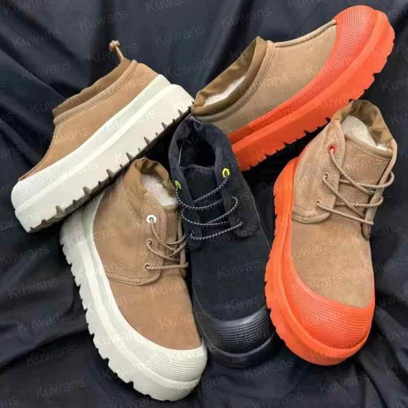 雪地ブーツ レディース メンズ 厚底 防水 防滑 保温 ローカット ショートブーツ 本革 羊毛 カジュアル 普段使い 秋冬 ホワイト グレー系