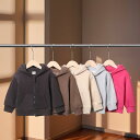 子供服 ジャケット キッズ 男女兼用 秋冬 厚手 フリース 连帽 ジップアップ アウター 8歳以上 140cm以上 運動着 グレー ブラウン グリ...