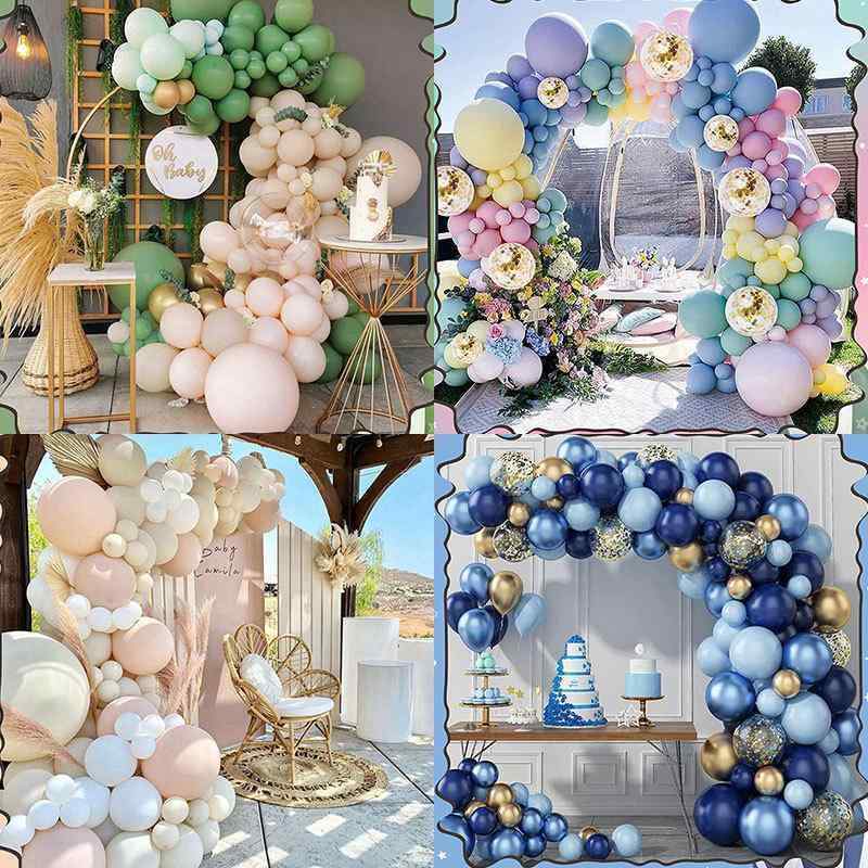 気球 セット マカロン パーティー イベント 誕生日 クリスマス バレンタイン 結婚式 飾り付け デコレーション
