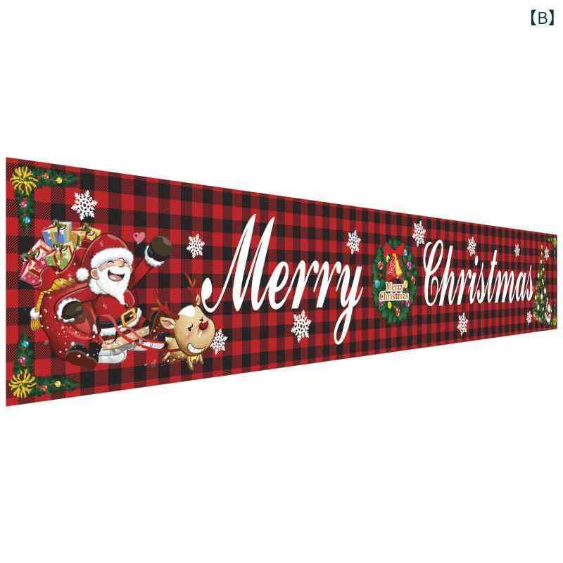 パーティー装飾 クリスマス装飾 横断幕 バナー デコレーション 飾り付け 庭 民族風 レトロ 流行 田園風..