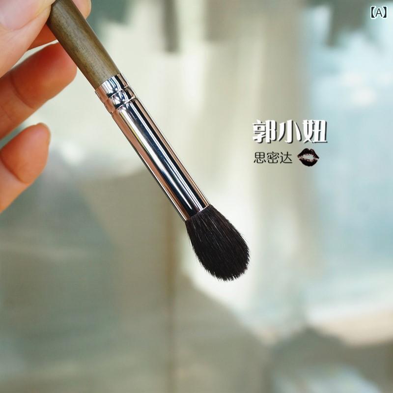 アイシャドウブラシ 動物毛 黒檀 暈染ブラシ アイシャドウブラシセット アイシャドウチップ 眉ブラシ 鼻影ブラシ 修容ブラシ 羊毛 ナイロン 化粧ブラシセット メイクブラシ