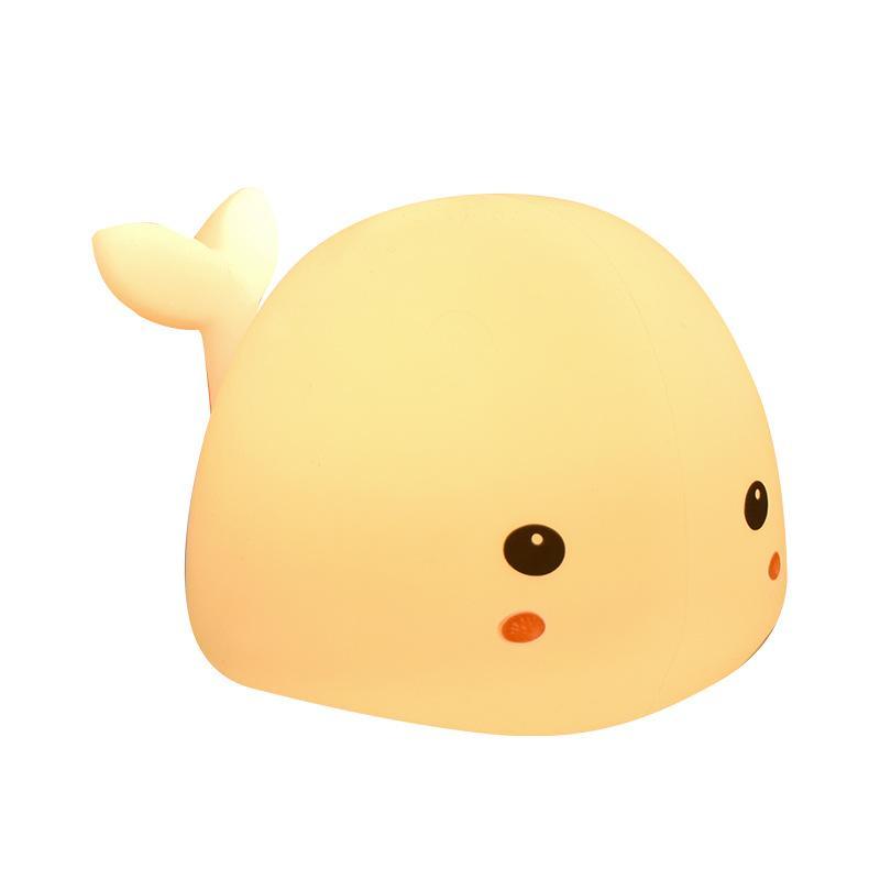 小夜灯 レディース 卓上ライト シリコン製 タッチ式 授乳ライト 常夜灯 ルームライト ベッドサイドランプ 7色変換 かわいい 動物 アニマルデザイン 間接照明 ギフト プレゼント