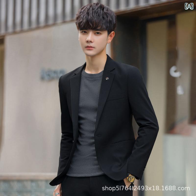 ジャケット メンズ テーラードジャケット カジュアル スリムフィット グレー トップス ビジネス 春秋 ポリエステル 無地