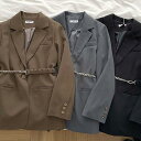 子供服 ジャケット 女の子 春秋 長袖 コットンブレンド ウエストベルト付き ブレザー 100cm〜170cm 普段着 アウター 柔らかい 発表会 入学式 卒業...