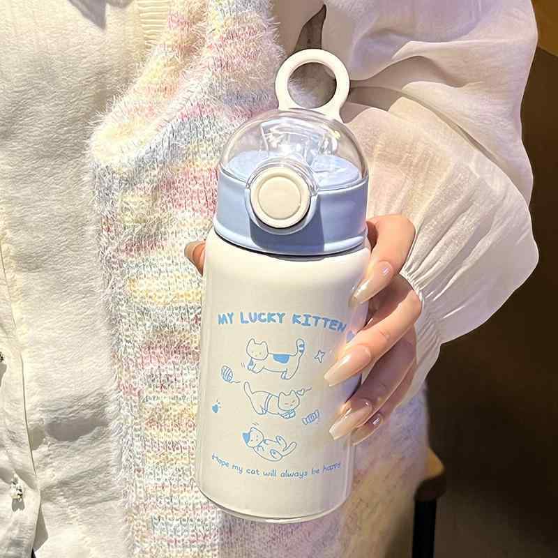 水筒レディースステンレス製携帯用保...