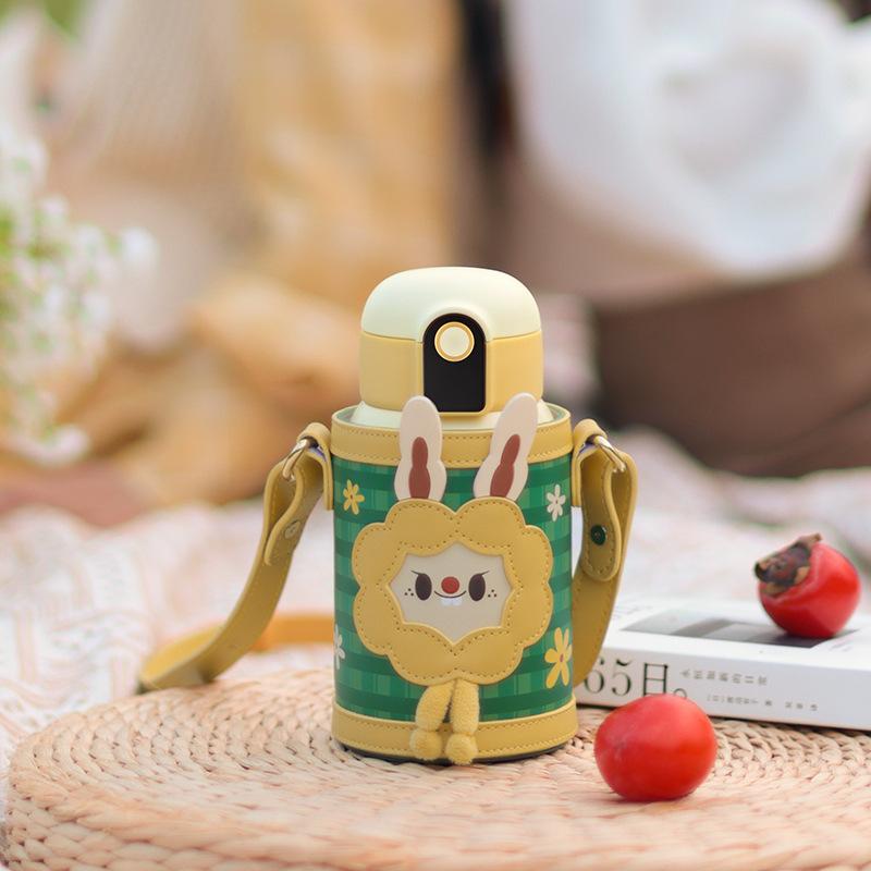 水筒 キッズ かわいい 大容量 ステンレス 保温 保冷 ストロー付き 子供 学生 幼稚園 アウトドア 通学 プレゼント ギフト