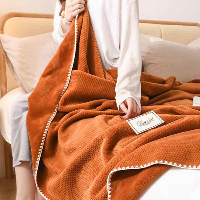 毛布 ブランケット ひざ掛け 肩掛け コーラル フリース エアコン 寝具 タオルケット サマー オフィス ..