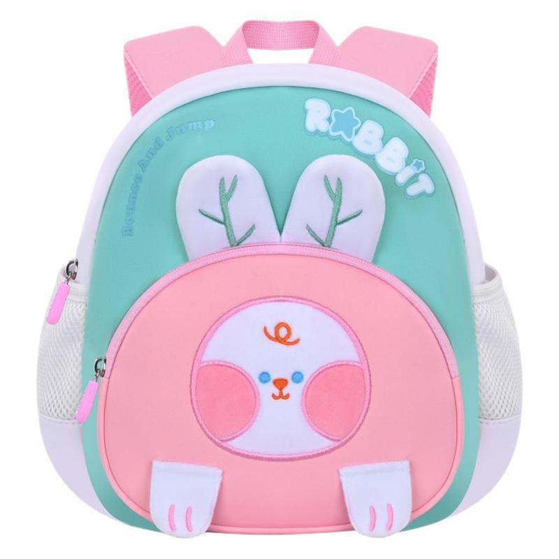 リュックサック キッズ かわいい ウサギ柄 子供用 大班サイズ 小学生 男の子 女の子 動物柄 オックスフ..