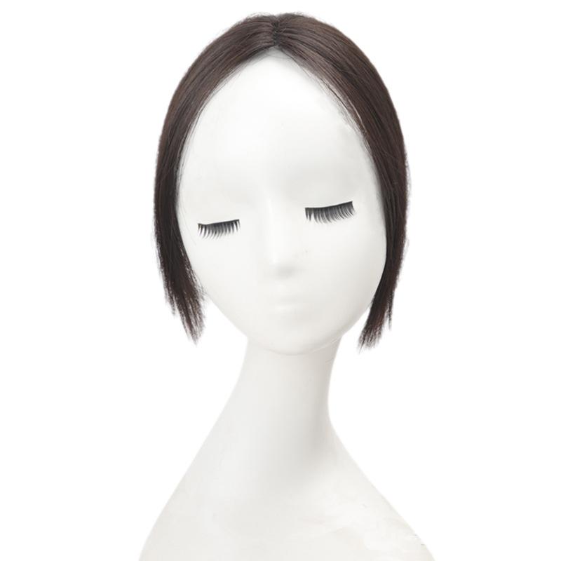 ウィッグ レディース 女性用 ヘアピース 部分ウィッグ つむじ付き 自然 黒髪 栗色 白髪隠し 薄毛 増毛 ボリュームアップ 高温耐熱