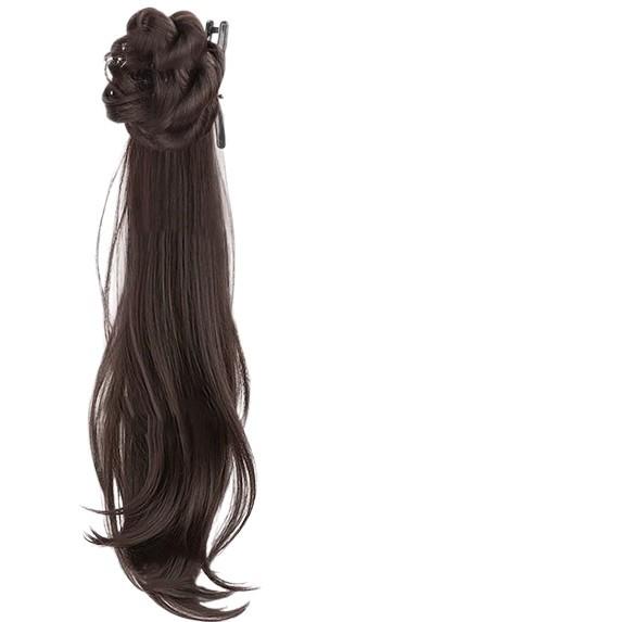 ウィッグ レディース ポニーテール エクステ 新中式 チャイナドレス サイド 抓夹 ヘアアレンジ 清涼感 ..