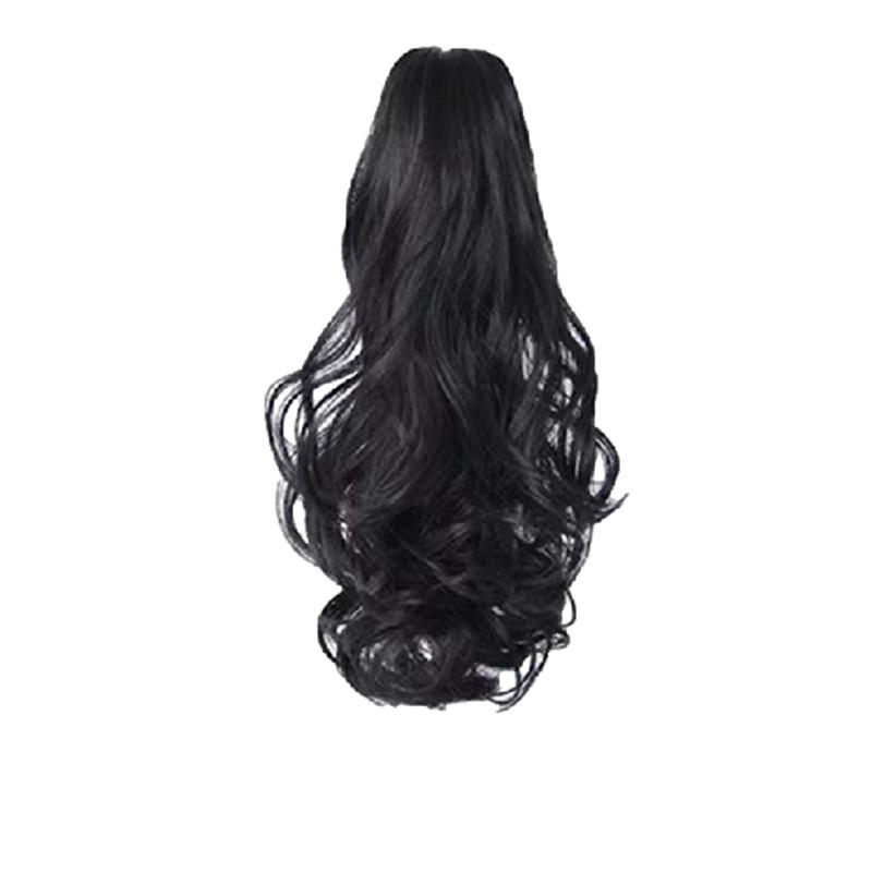 ヘアエクステンション レディース ポニーテール ショート カール 高温耐熱ファイバー イメチェン おし..