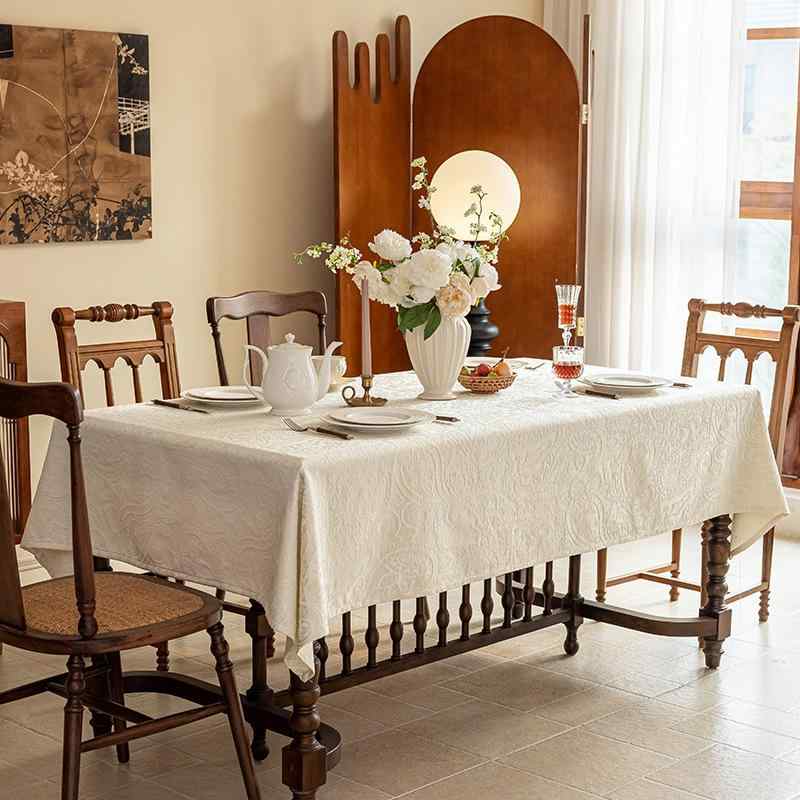 テーブルクロス レース テーブルマット 防水 撥水 長方形 正方形 食卓カバー 装飾クロス おしゃれ エレガント 花柄 高級感