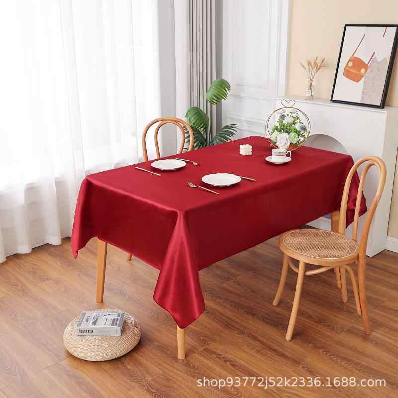 テーブルクロス サテン 撥水 結婚式 パーティー イベント 高級感 レトロ モダン 無地 ゴールド 金色 ポリエステル