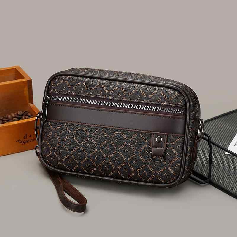 メンズ ショルダーバッグ 男性用 手持ちバッグ 多機能 カジュアル オックスフォード 耐摩耗性 8インチ ..