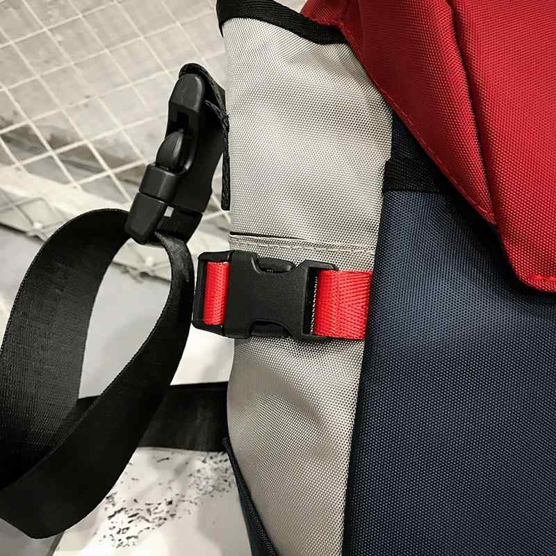 ショルダーバッグ メンズ 男性用 鞄 カバン 大容量 オックスフォード 紺色 ネイビー 黒 ブラック 赤 レ..