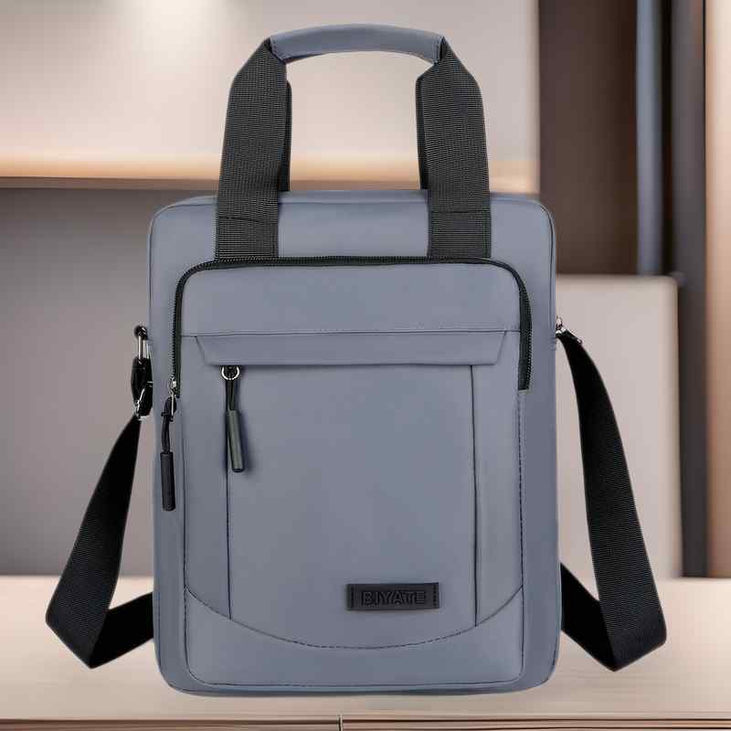 メンズ ショルダーバッグ オックスフォード ビジネスバッグ トートバッグ 斜めがけ 紳士 鞄 無地 ブラ..