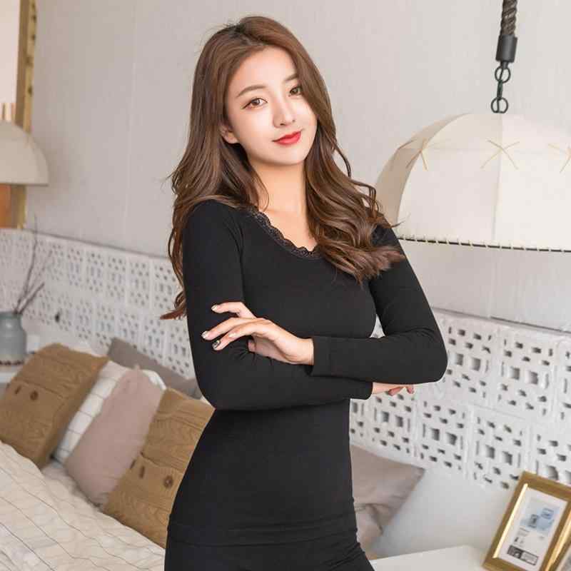 レディース インナー 上下セット 粘纤 あったかインナー 無縫製 補正下着 肌着 防寒 婦人服 女性用 ブラック ベージュ(4)