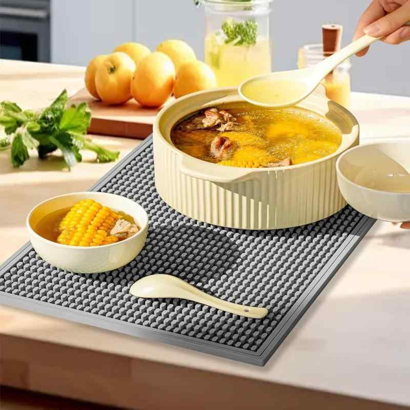 バーマット 厚手 PVC製 正方形 カウンターマット 黒 紫 グレー グリーン 45×30cm 30×15cm 60×30cm シンプル