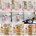 コスメ収納ボックス メイクボックス 3段 回転式 パフ スポンジ 卓上収納ケース プラスチック製 大容量 雪花白