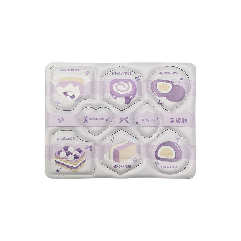 パフ スポンジ メイクアップパフ 抹茶 芋泥 8個セット 乾湿両用 柔らかい 親水性ポリウレタン製 オリーブ形 水滴形