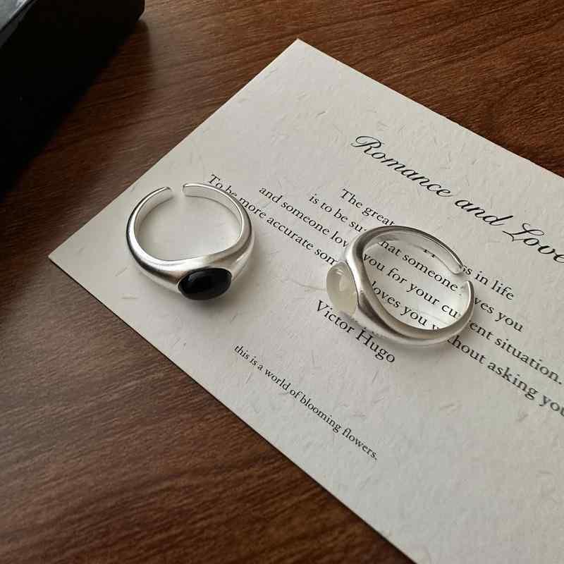 指輪 レディース S925 シルバー 韓国風 マット 幾何学模様 フリーサイズ リング ファッション インフルエンサー スタイル 個性的 アクセサリー