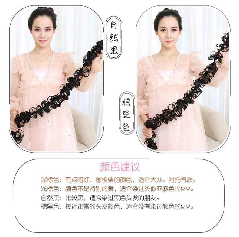 ヘアゴム レディース 真髪 高温シルク 巻き付け お団子ウィッグ 花苞 シュシュ ウィッグ 黒髪 茶髪 普段使い