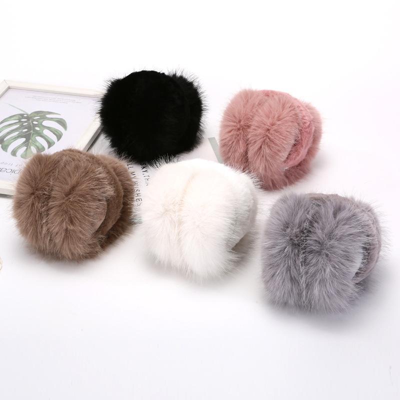 イヤーマフ レディース かわいい 冬用 狐 フェイクファー 防寒 耳あて 耳カバー 折りたたみ あったか ..