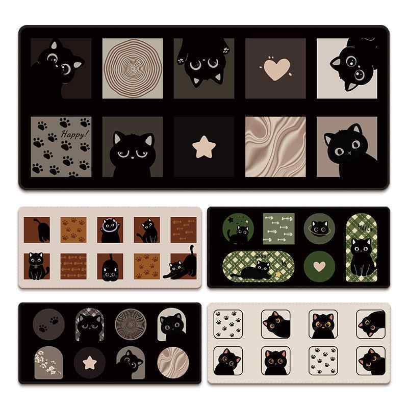 マウスパッド レディース かわいい カートゥーン 滑り止め デスクマット オフィス 800*300mm 900*400mm..