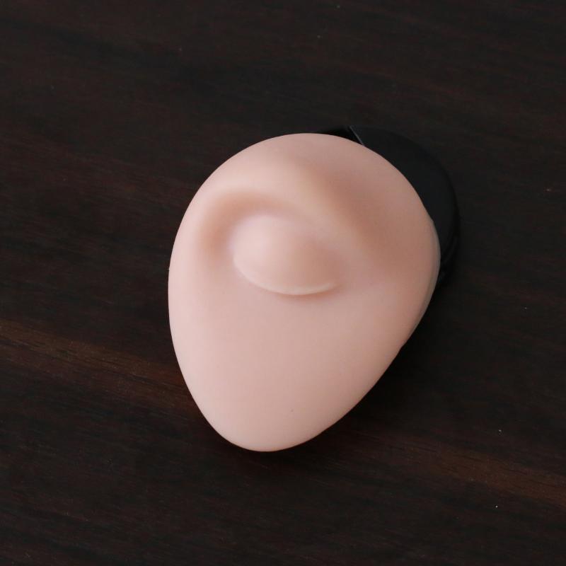 ヘッド模型 レディース メンズ 眉毛 アイラッシュ アートメイク タトゥー シリコン製 デッサン 練習用 ..