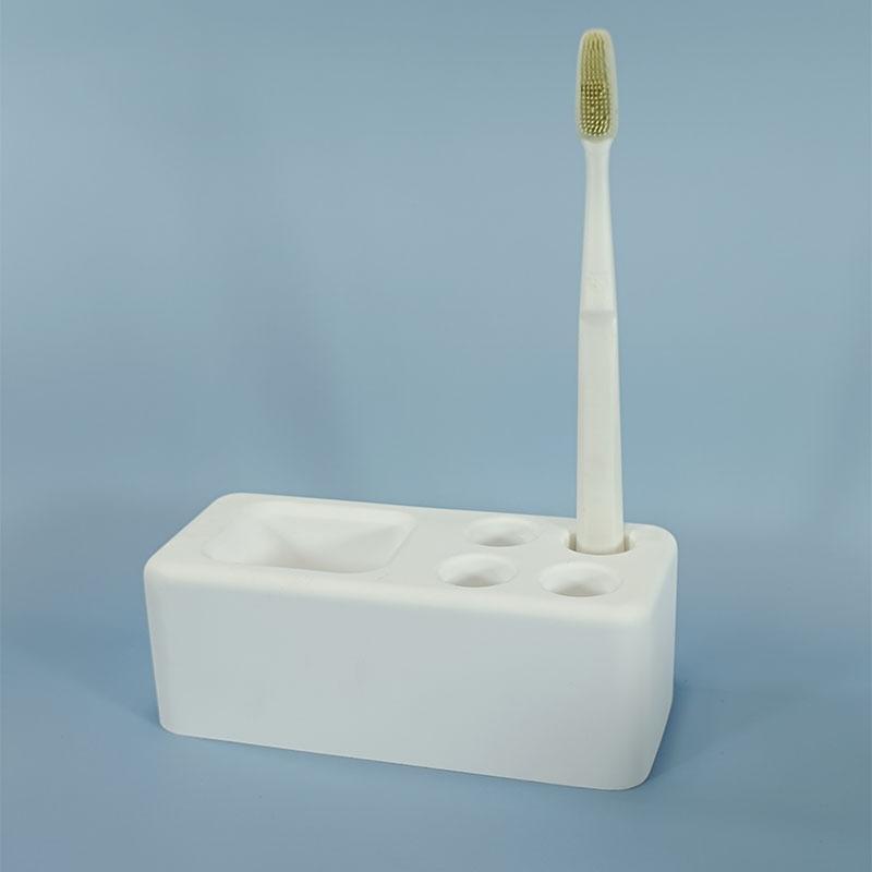 歯ブラシスタンド 珪藻土 大判 歯ブラシホルダー 洗面所 収納 雑貨 ホワイト ミントグリーン ピンク