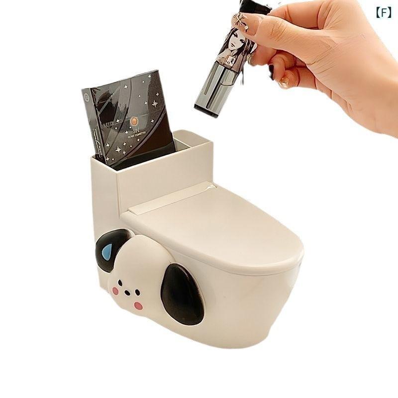 灰皿 壁掛け式 トイレ用 おしゃれ かわいい フタ付き 防臭 卓上 陶器製 ミニ 喫煙具 洗面所 リビング