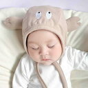 帽子 ベビー 幼児 カニ 蟹 防寒 保温 あご紐付き ニット帽 カーキ イエロー アーミーグリーン ピンク ワインレッド