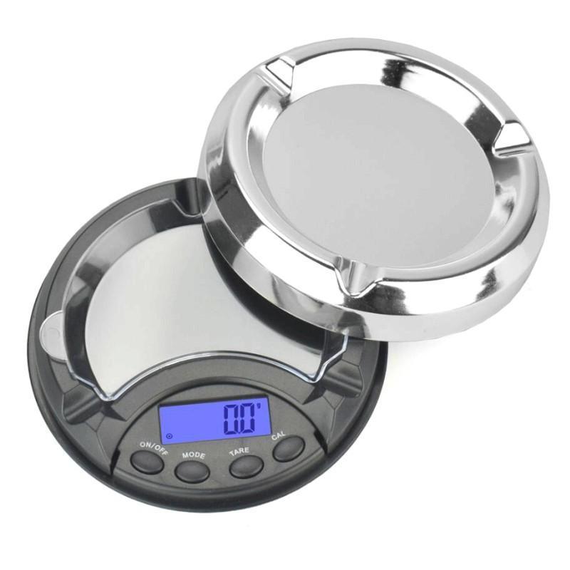 電子秤 携帯用 ジュエリー スケール 0.01g単位 タバコ灰皿型 精密 はかり 小型 薬 貴金属