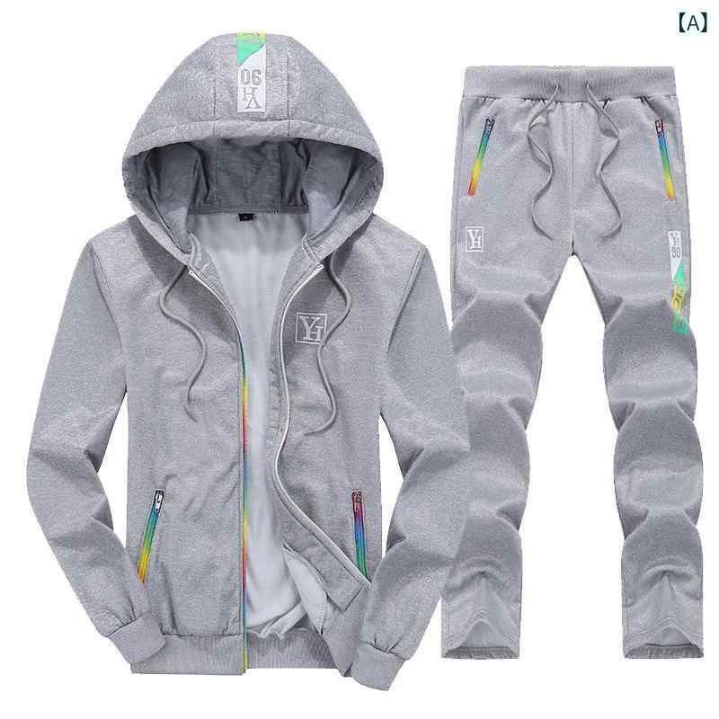 セットアップ メンズ 男性用 長袖 スウェット ジャージ 上下セット 部屋着 ルームウェア スポーツウェア カジュアル 春秋 ポリエステル 無地 灰色 黒 紺色