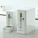 米びつ 12kg 大容量 密閉 虫除け 防湿 自動計量 米櫃 10L以上 ブラック ホワイト