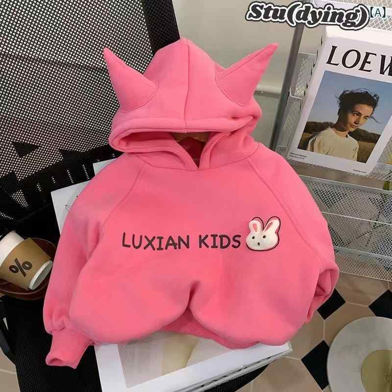 子供用スウェットシャツ 女の子 裏起毛 トップス 冬服 長袖 厚手 防寒 幼児 小学生 普段着 部屋着 ピンク系 グリーン 80 90 100 110 120 130 140