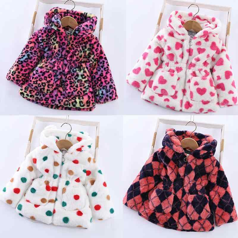 子供服 アウター 秋冬 女児 フェイクファー コート ジャケット キッズ 裏起毛 耳付き 厚手 防寒 かわいい カジュアル 90cm 100cm 110cm 120cm 130cm 140cm