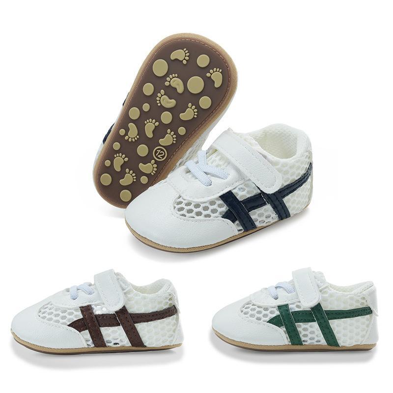 ベビー サンダル スニーカー 男の子 女の子 0歳 1歳 運動靴 滑り止め 通気性 メッシュ 白 軽量 快適 ブ..