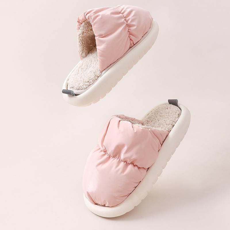 ルームシューズ レディース メンズ 冬用 厚底 あったか スリッパ 洗える カップル 滑り止め 室内履き 女性用 男性用 防寒 ルームスリッパ かわいい ふわふわ 軽量 暖かい