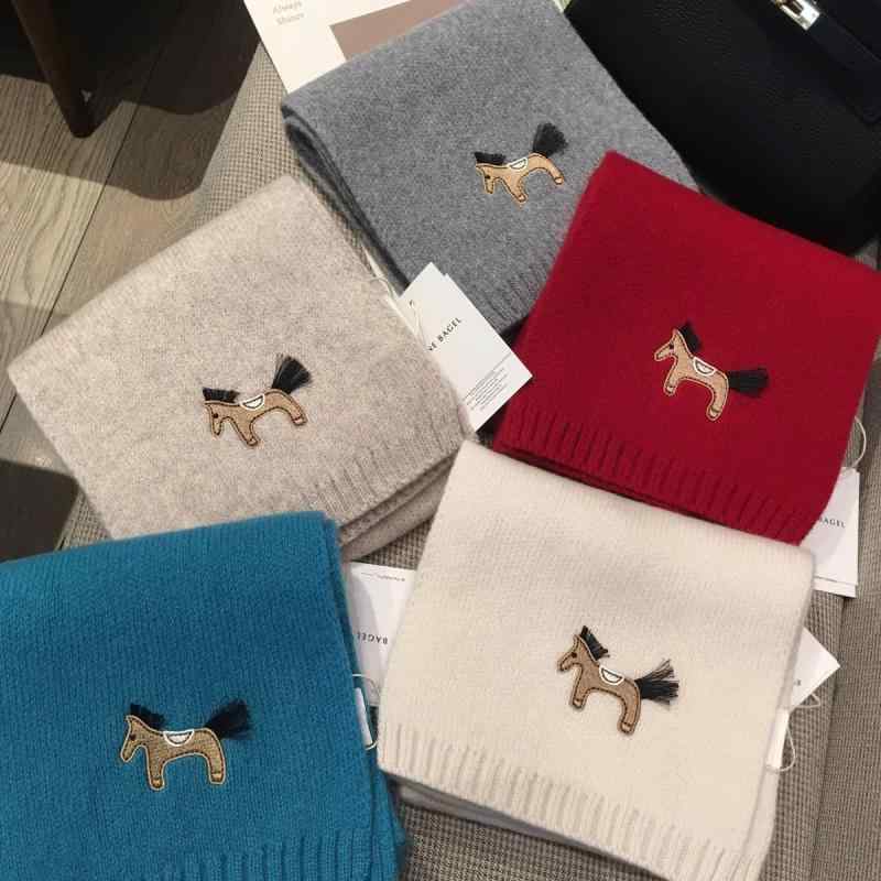 マフラー レディース 100%羊毛 ストール ショール 小柄 刺繍 秋冬 あったか 防寒 おしゃれ かわいい ミ..