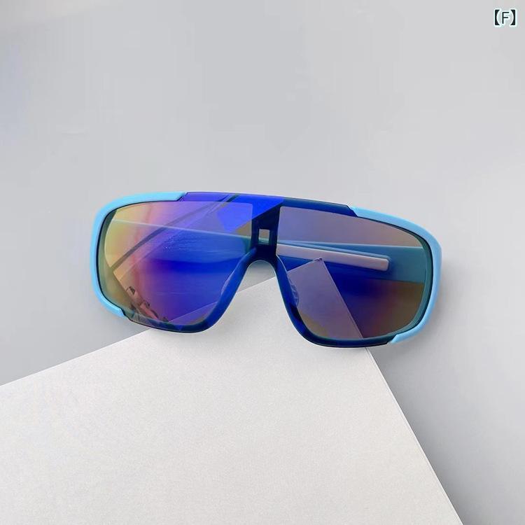 サングラス レディース アウトドア 登山 スポーツ サイクリング 紫外線カット 防風 偏光 ミラーレンズ ..