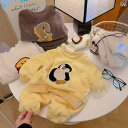 子供用パジャマ 秋冬 厚手 フリース 男の子 女の子 保温 ルームウェア 上下セット 幼児 小学生 部屋着 寝巻き ポリエステル繊維 コットン100% かわいい...