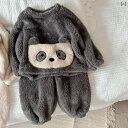 子供用パジャマ 秋冬 韓国風 子供服 フリース ホームウェア 上下セット 男の子 女の子 クマ柄 厚手 90 100 110 120 130 140cm 部屋着...