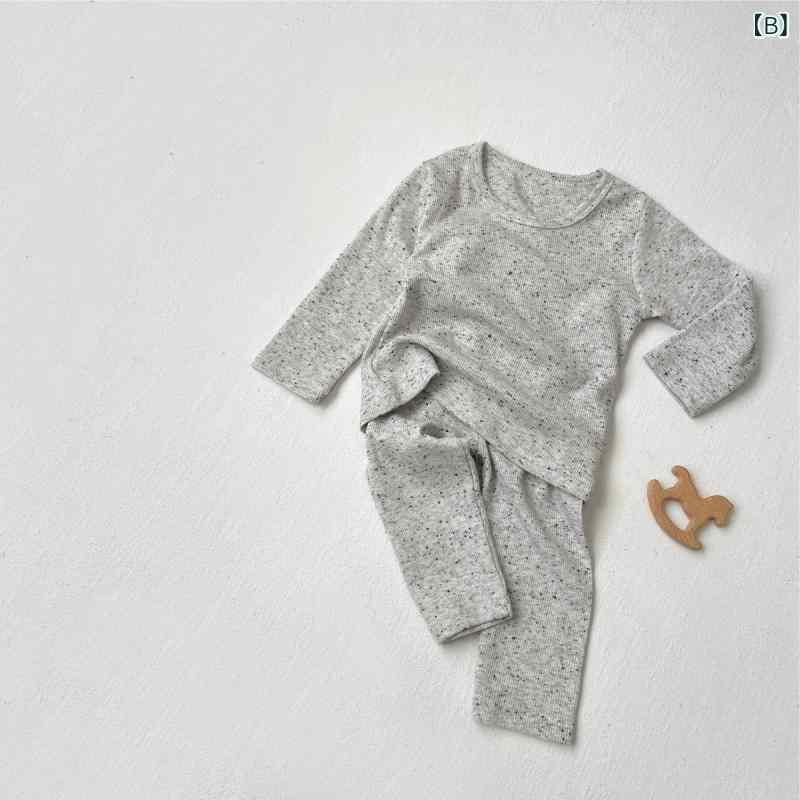 ベビー服 上下セット パジャマ ルームウェア 春秋 長袖 長ズボン 男女兼用 綿100% 73CM 80cm 90cm 100c..